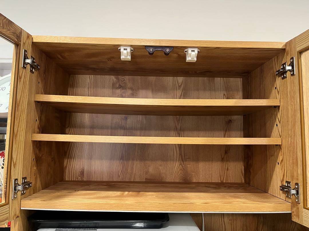 LOWYA 耐震ラッチ付き食器棚 120cm