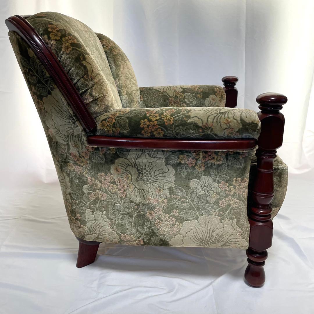 KARIMOKU/カリモク 家具 1人掛け ソファー リーン系 金華山張