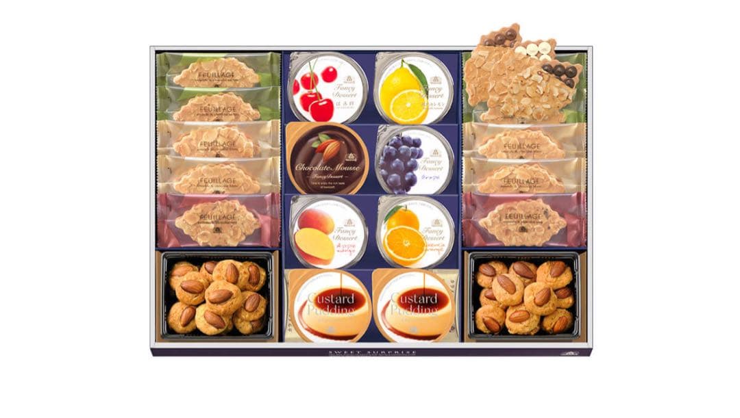 総額16,308円　GODIVA、モロゾフ、ゴンチャロフ、コロンバン　詰め合わせ