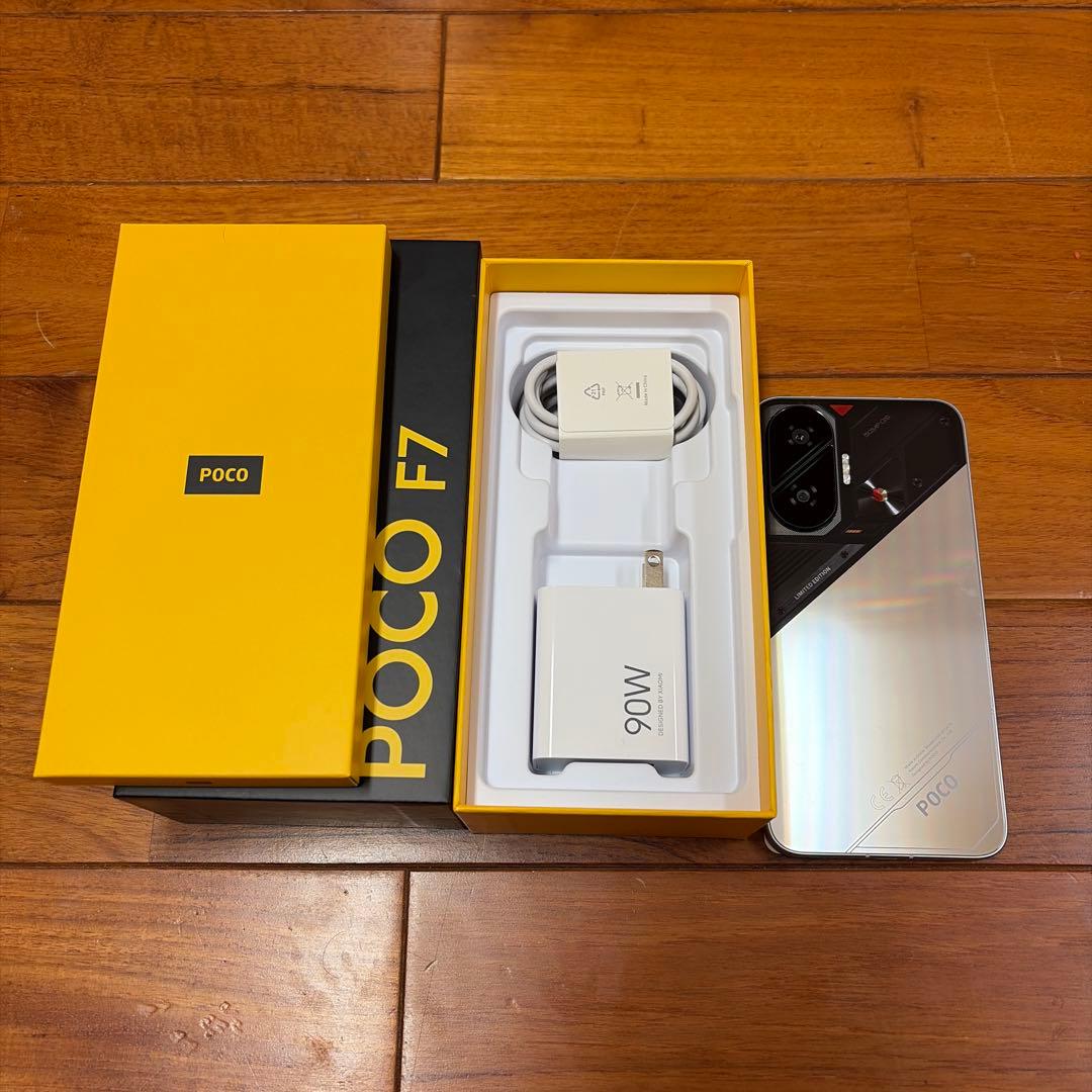 ⭐︎美品⭐︎Xiaomi POCO F7⭐︎12/256GB⭐︎シルバー⭐︎