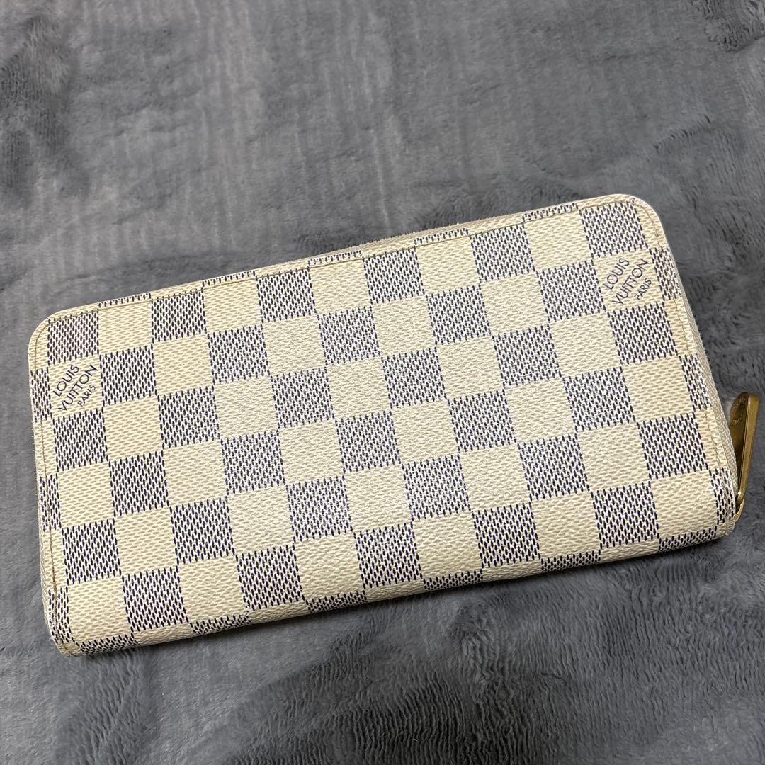 も*♡様 Louis Vuitton ダミエ 長財布 アイボリー/グレー