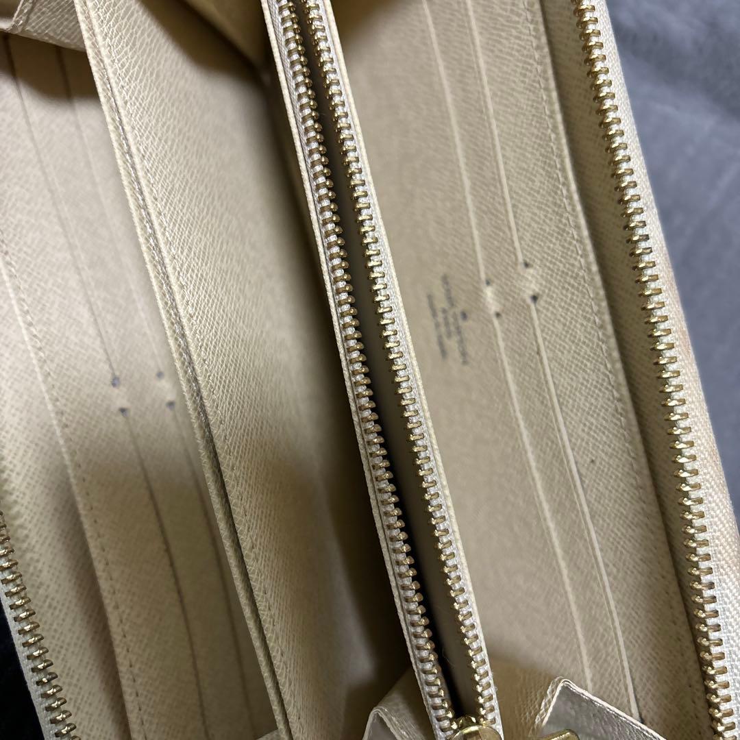 も*♡様 Louis Vuitton ダミエ 長財布 アイボリー/グレー