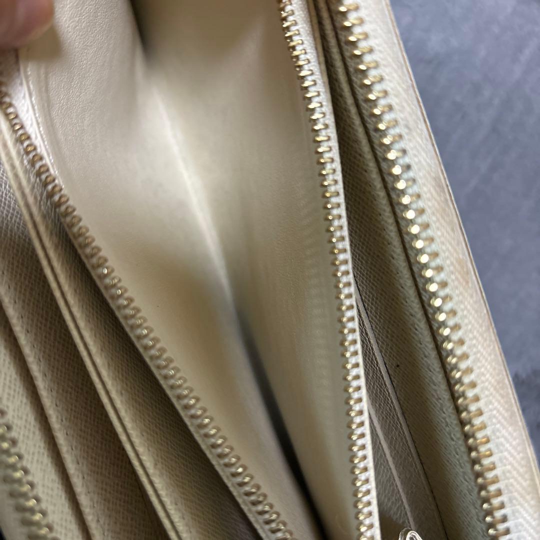 も*♡様 Louis Vuitton ダミエ 長財布 アイボリー/グレー