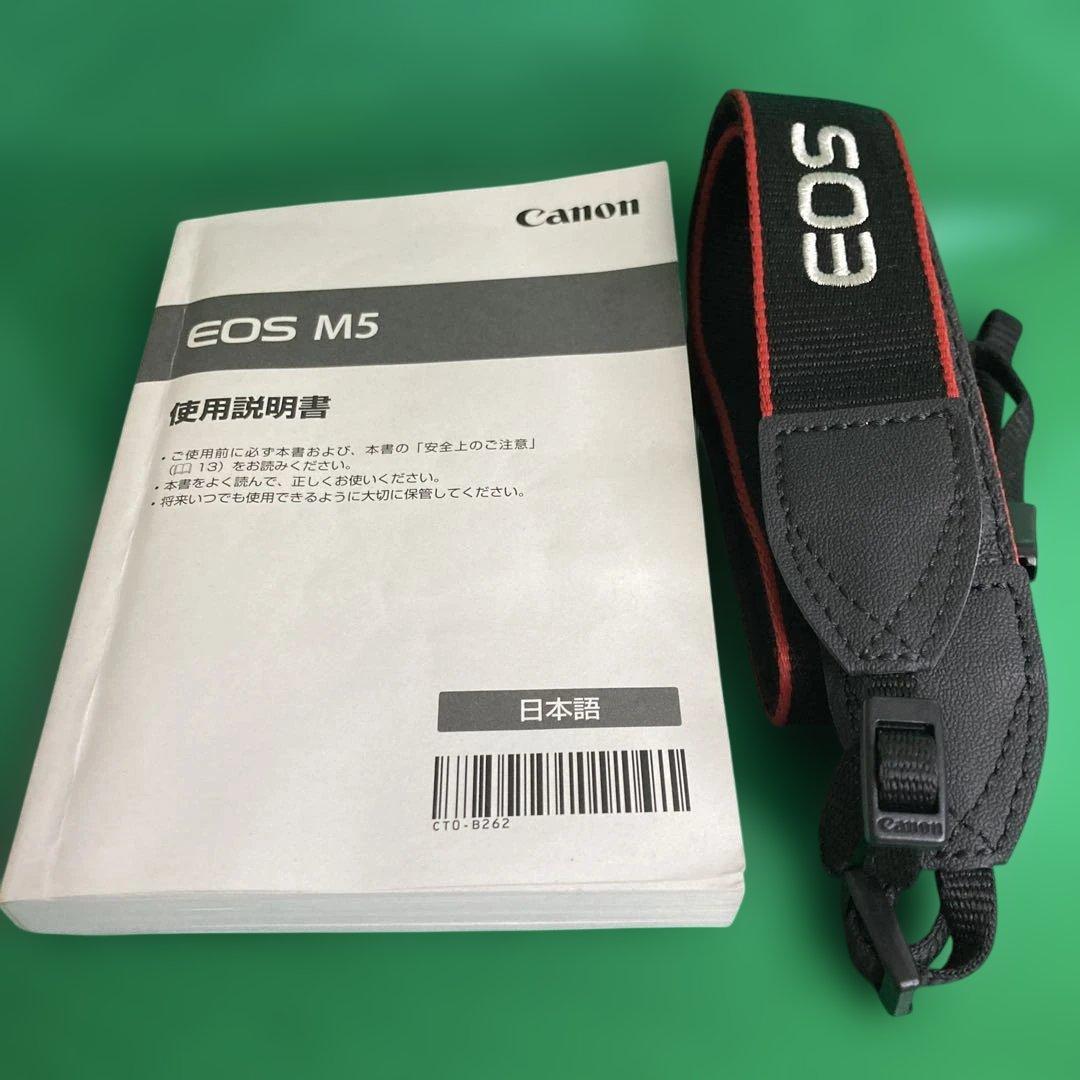 【美品】Canon EOS M5本体、15-45mm ・18-55mmレンズ付き