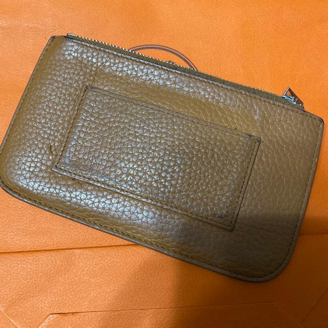 最終値引 HERMÈS (エルメス)ドゴン水色 レザー 長財布 箱付き