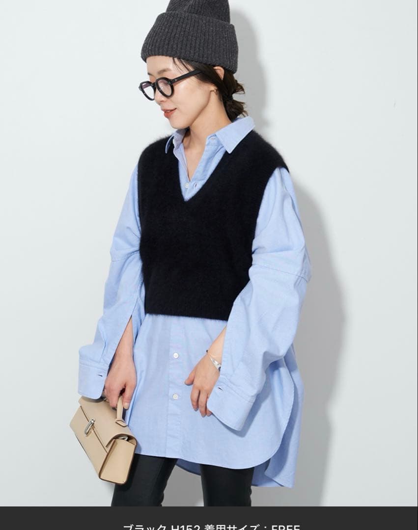 Cashmere Mix Fur ベスト