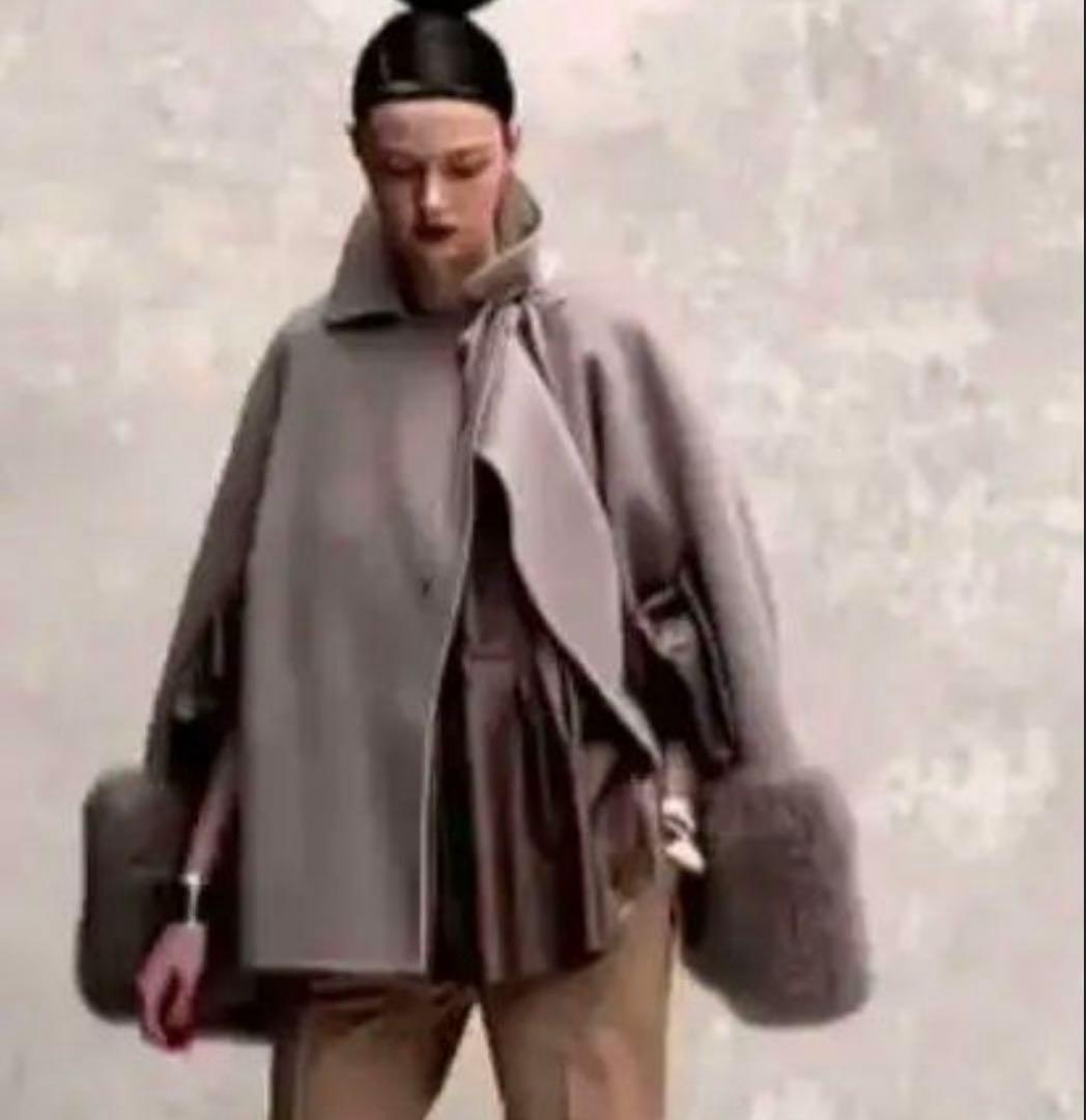 Drawer ドゥロワー ファーコート フォックスファー　ケープ コート