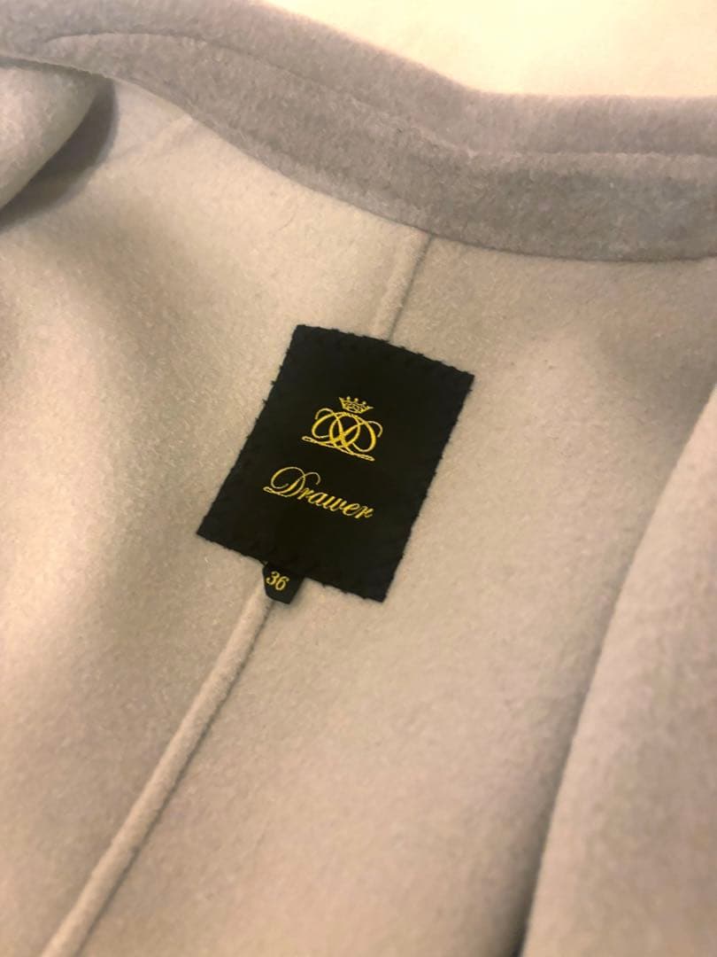 Drawer ドゥロワー ファーコート フォックスファー　ケープ コート