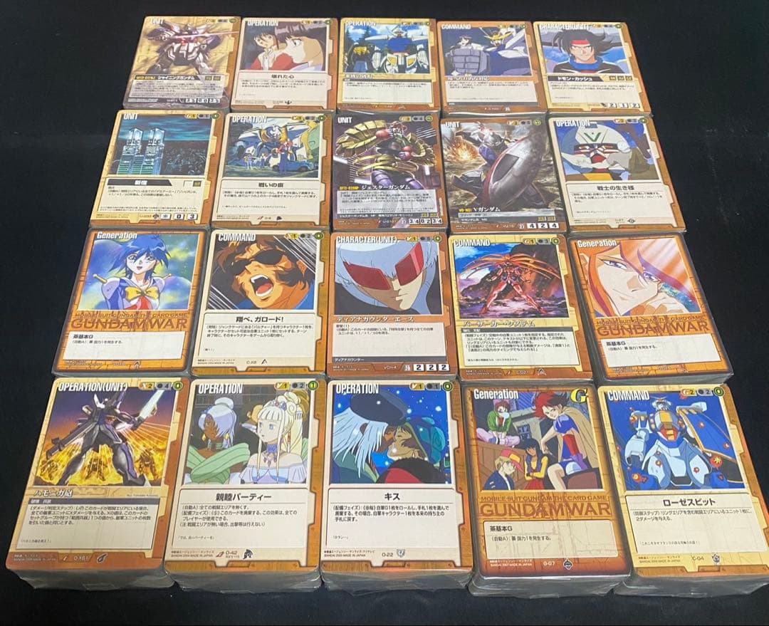 ガンダムウォーカード 茶まとめ売り⑫約2200枚 ギンガナム軍など