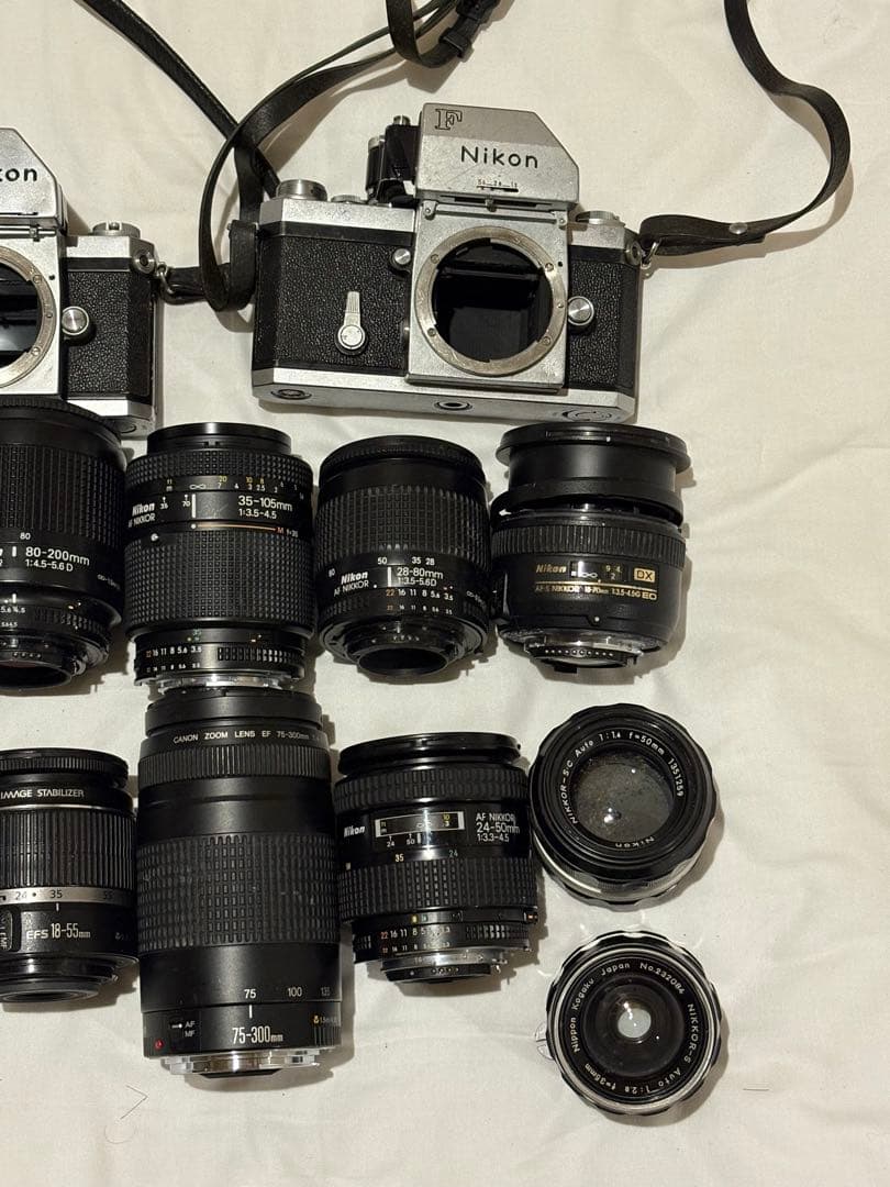 Nikon Fフォトミック AF NIKKOR canon EF レンズ まとめ
