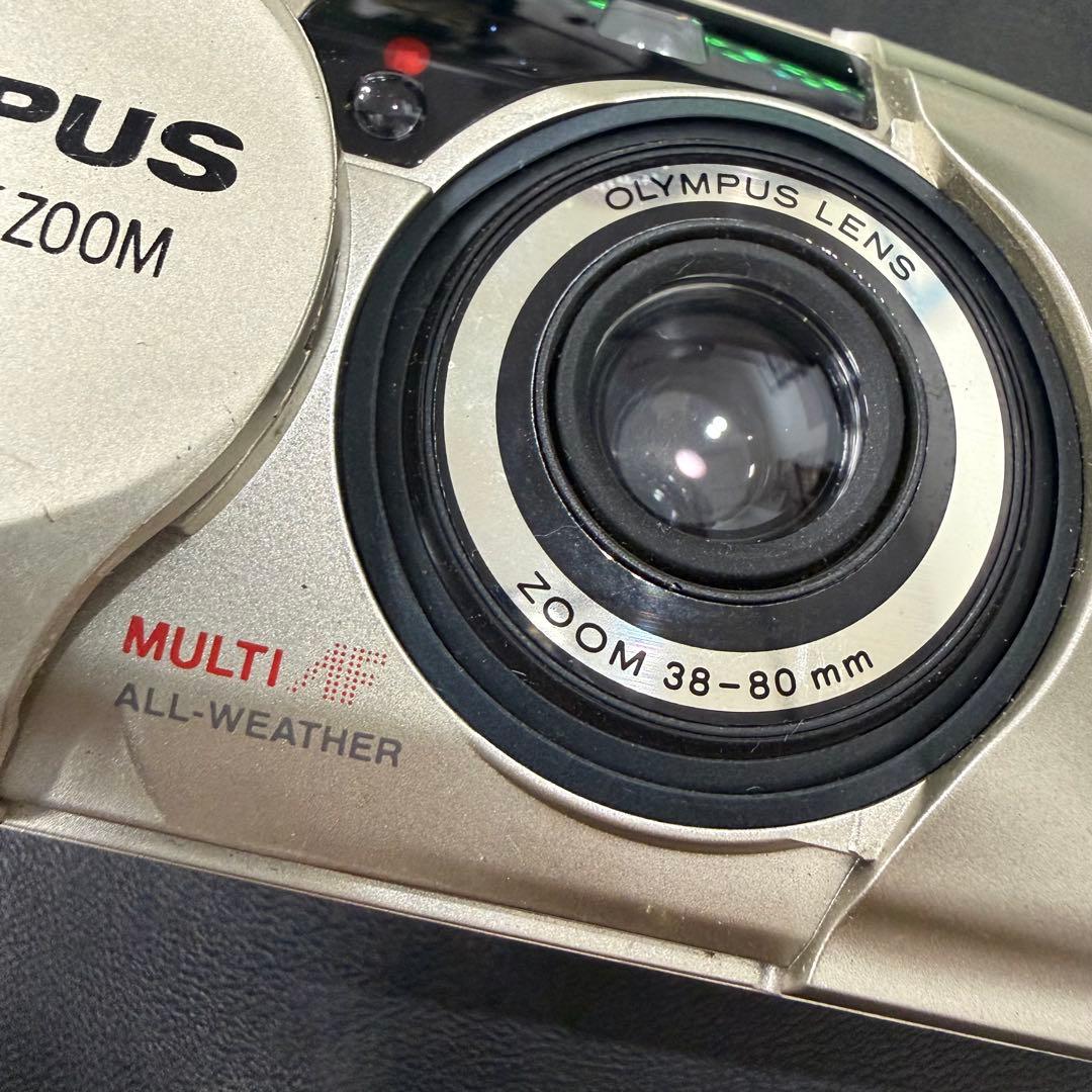 オリンパス コンパクトカメラ mju-Ⅱ ZOOM 通電のみ確認 現状品