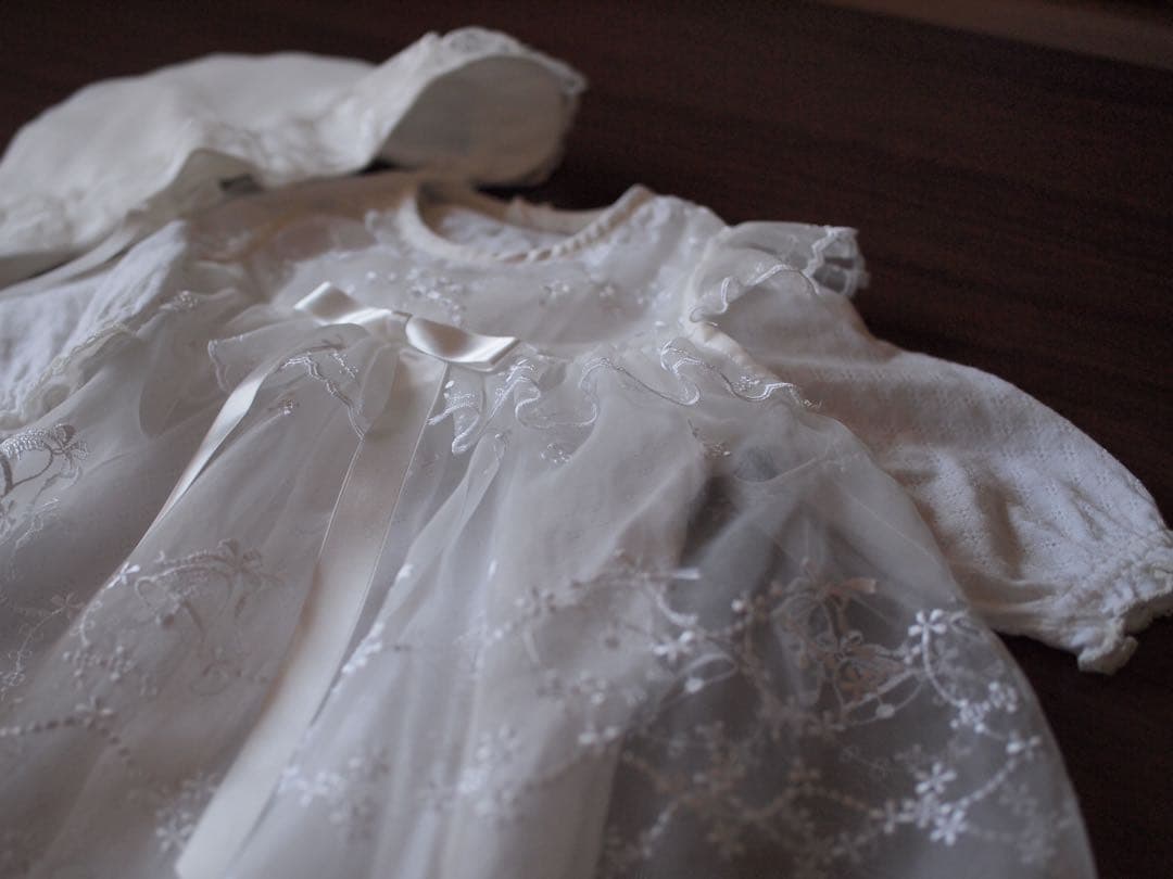 【超美品】ミキハウス セレモニードレス お宮参り 退院着 お食い初め