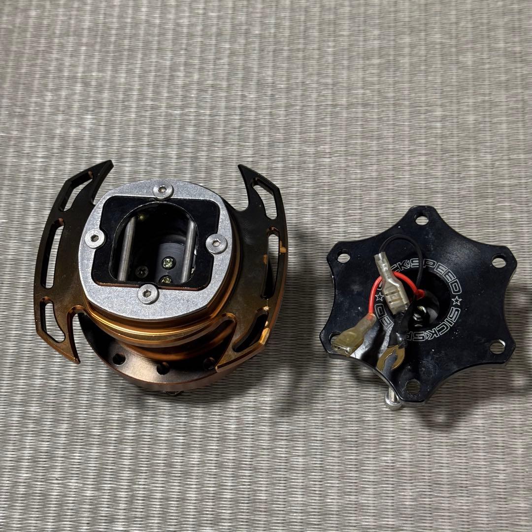 シックスピード　ハンドル　クイックリリースボス ブレーキカバーセット