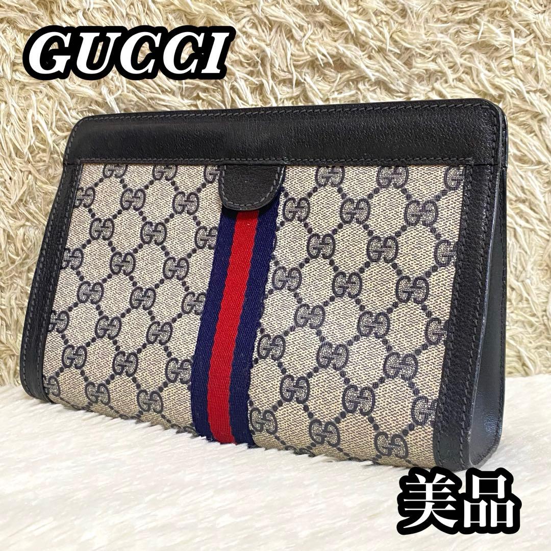 ✨美品✨ OLD GUCCI クラッチバッグ ヴィンテージ GGスプリーム