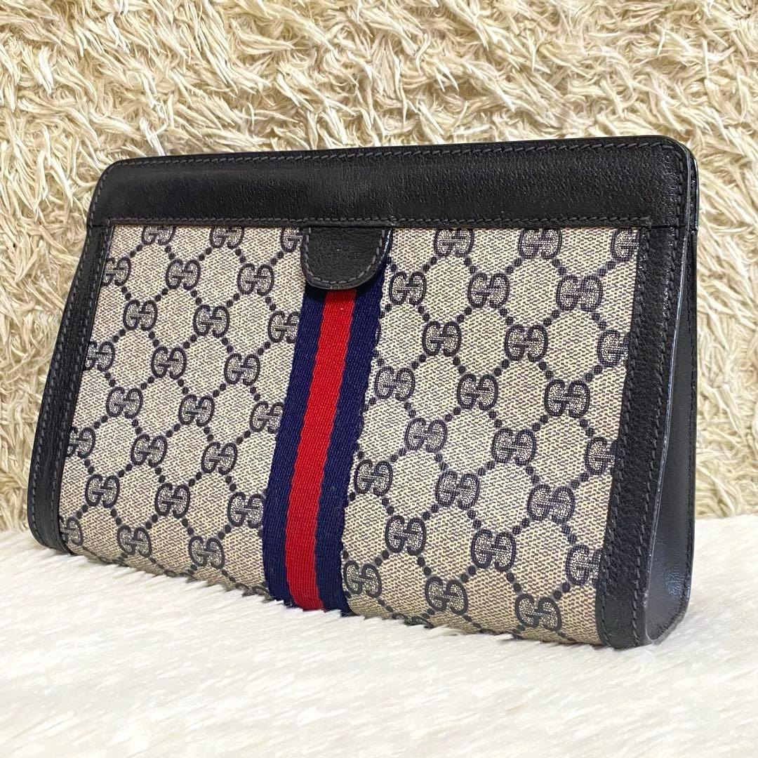 ✨美品✨ OLD GUCCI クラッチバッグ ヴィンテージ GGスプリーム