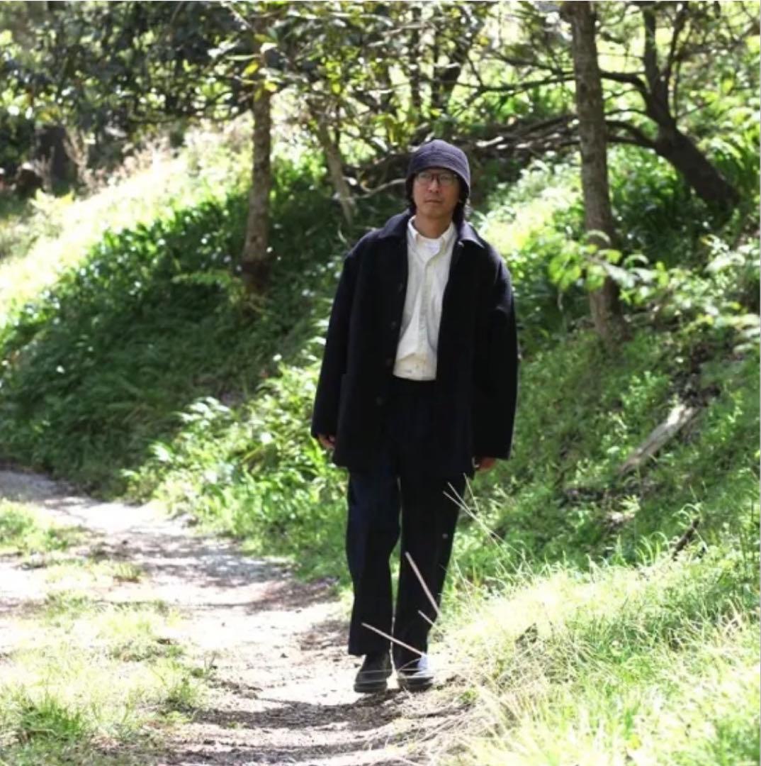 BROWN by 2-tacs Yak wool half coat サイズL