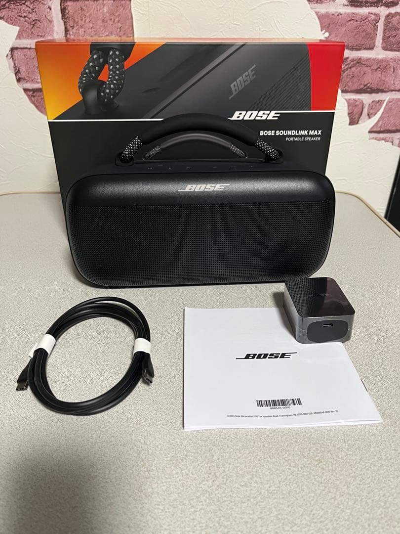 BOSE SOUNDLINK MAX ポータブルスピーカー ブラック