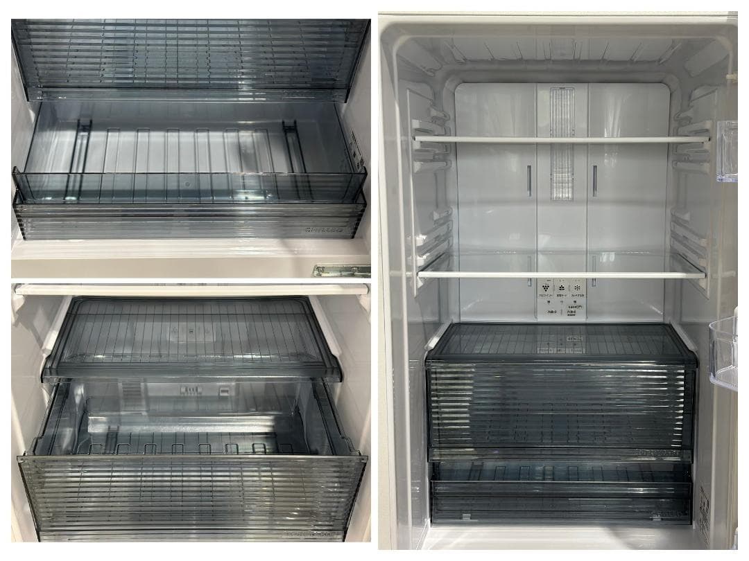 りー　シャープ 2ドア冷蔵庫 310L SJ-PD31K-W 白 24年製