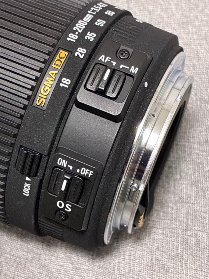 ⭐️美品⭐️ SIGMA 18-200mm 3.5-6.3 DC OS Canon