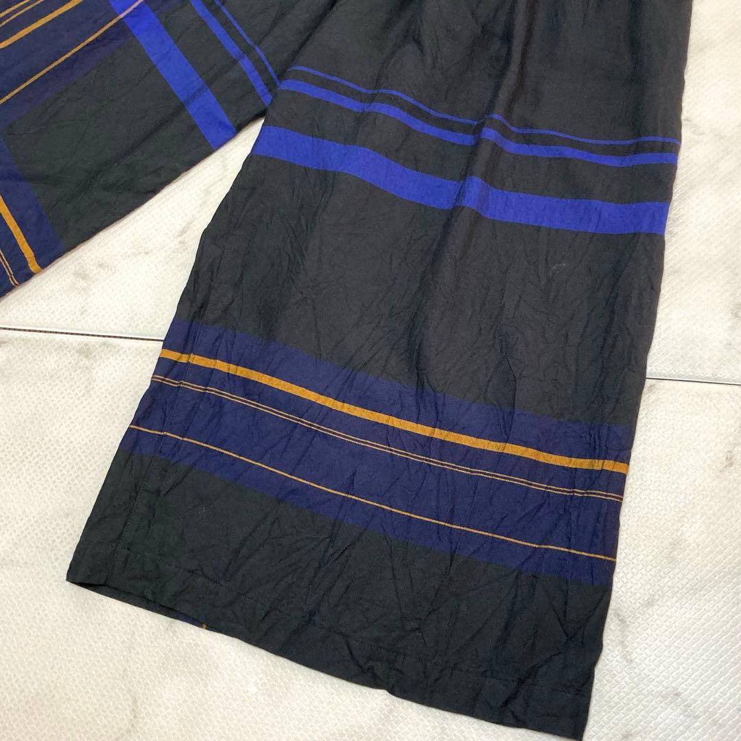 【美品】KEI Hayama PLUS ガウチョ ワイドパンツ F ブラック