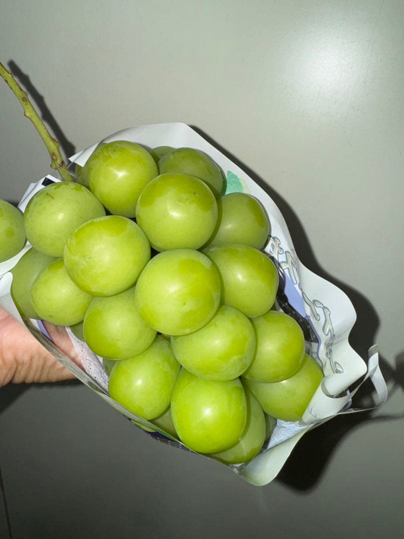 山梨県産JA共選品シャインマスカット⭐️家庭用9房入り箱込み約5.6キロ
