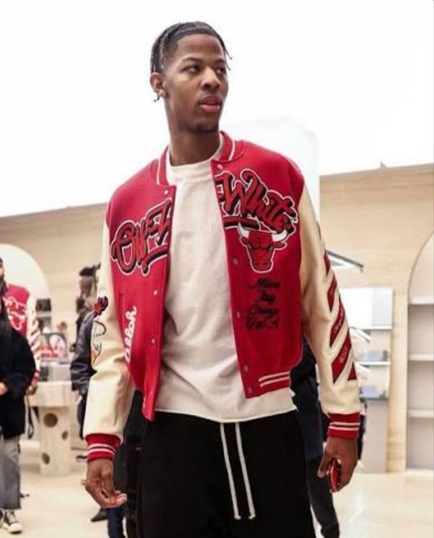 Off-White Chicago Bulls スタジャン