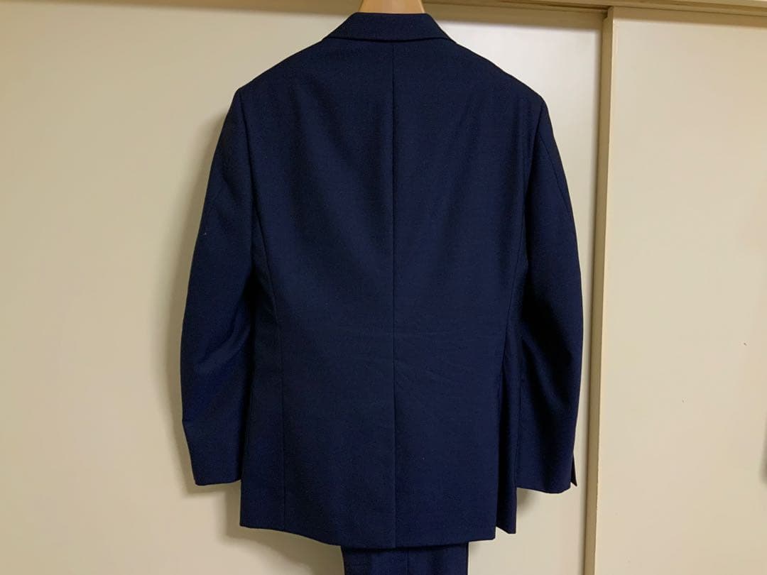 ユナイテッドアローズ　スリーピーススーツ　ネイビー