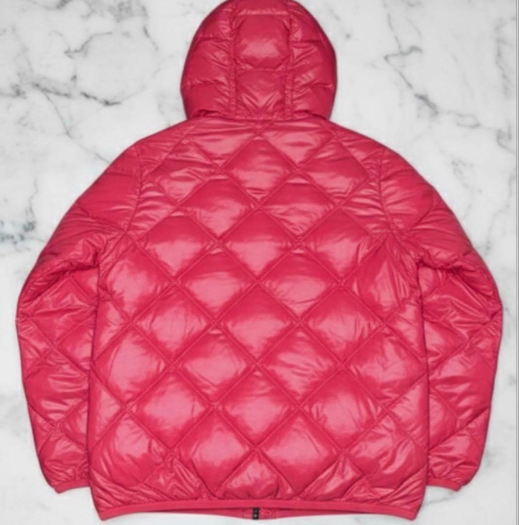 【人気色‼️】mont-bellダウンジャケットキルティングリバーシブル水色/赤