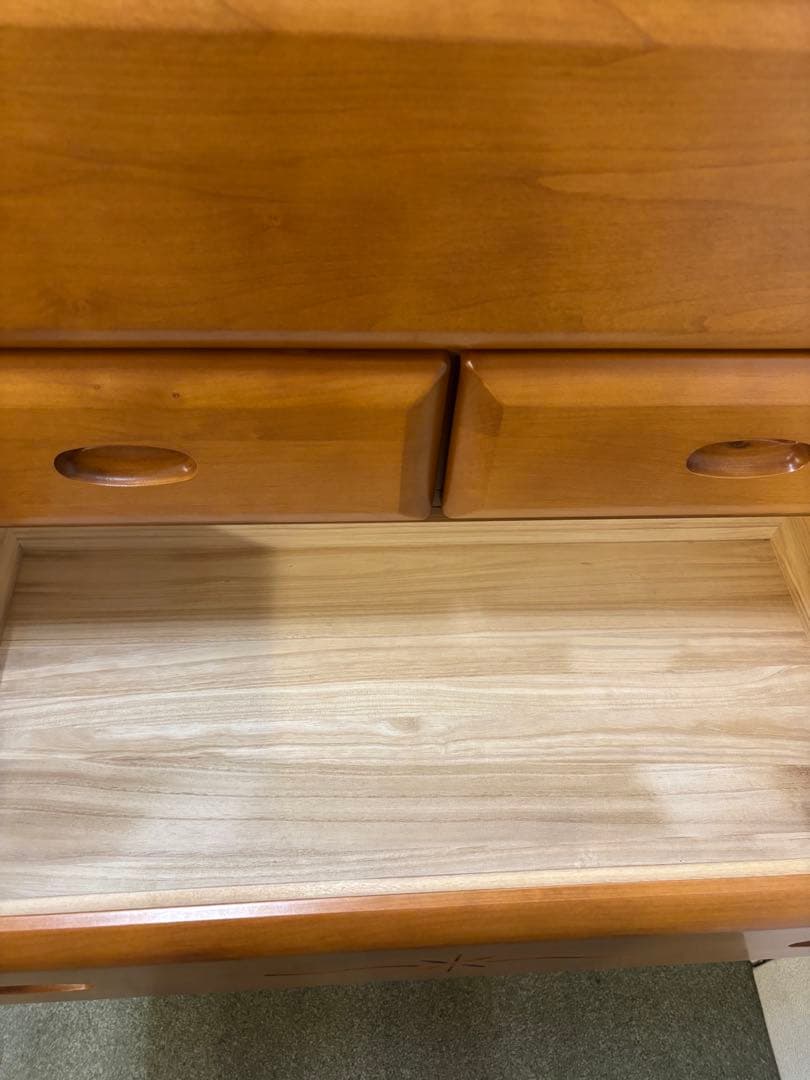 光家具　ハニーベル　85タワーチェスト　8段ハイチェスト　2つ重ね