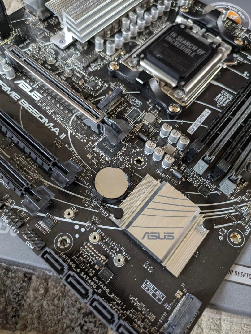 ASUS PRIME B650M-A II　動作未確認