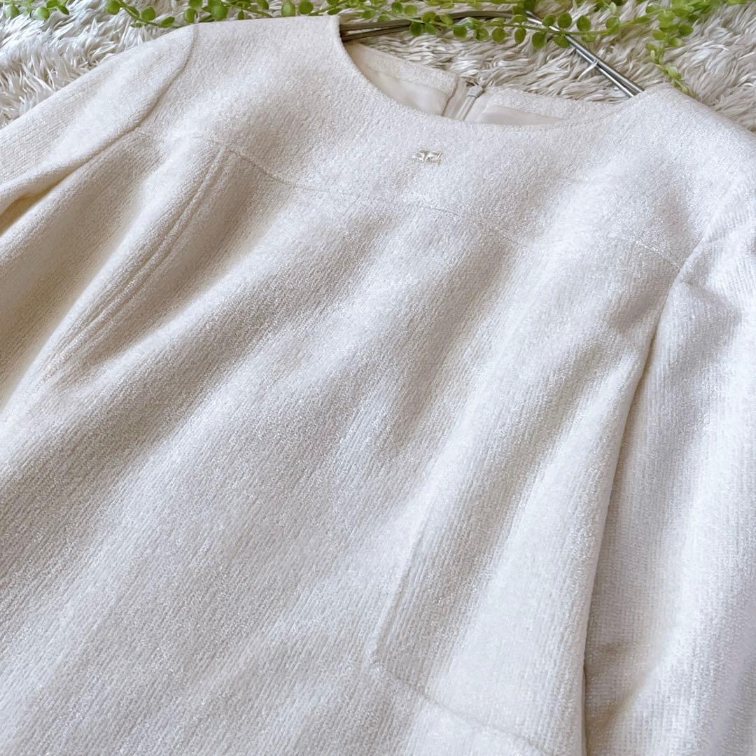 極美品♡courreges クレージュ ロゴマーク ひざ丈ワンピース