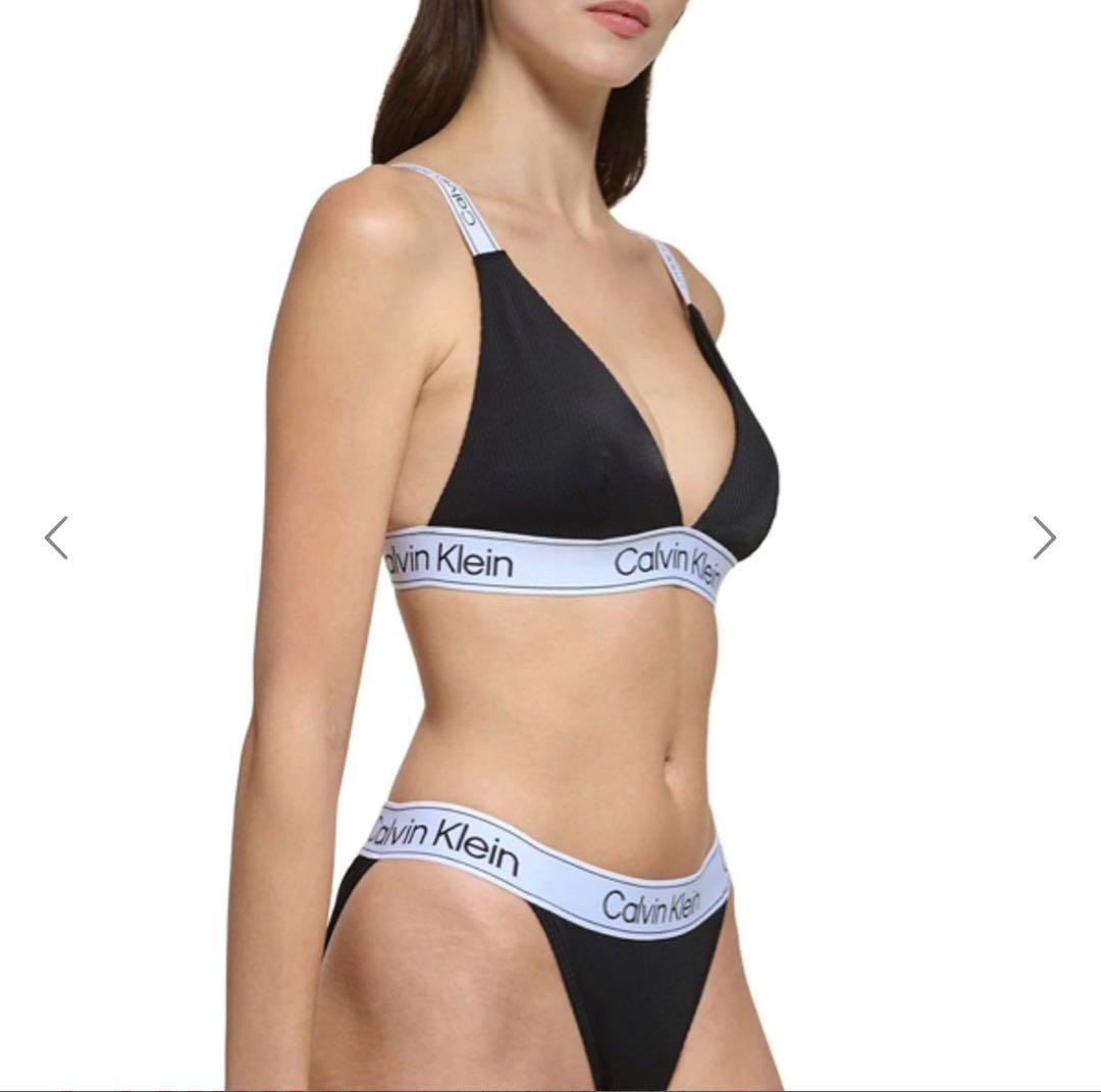 新品未使用　カルバンクライン　ロゴ　ビキニ　上下セット