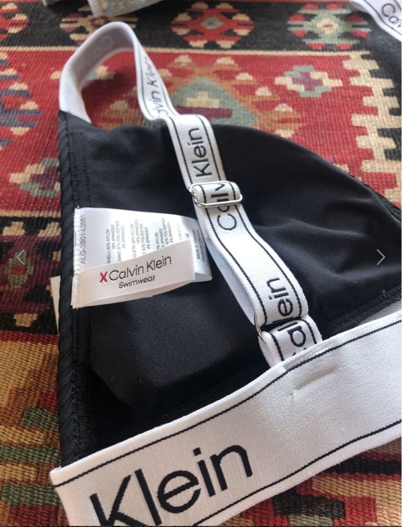 新品未使用　カルバンクライン　ロゴ　ビキニ　上下セット