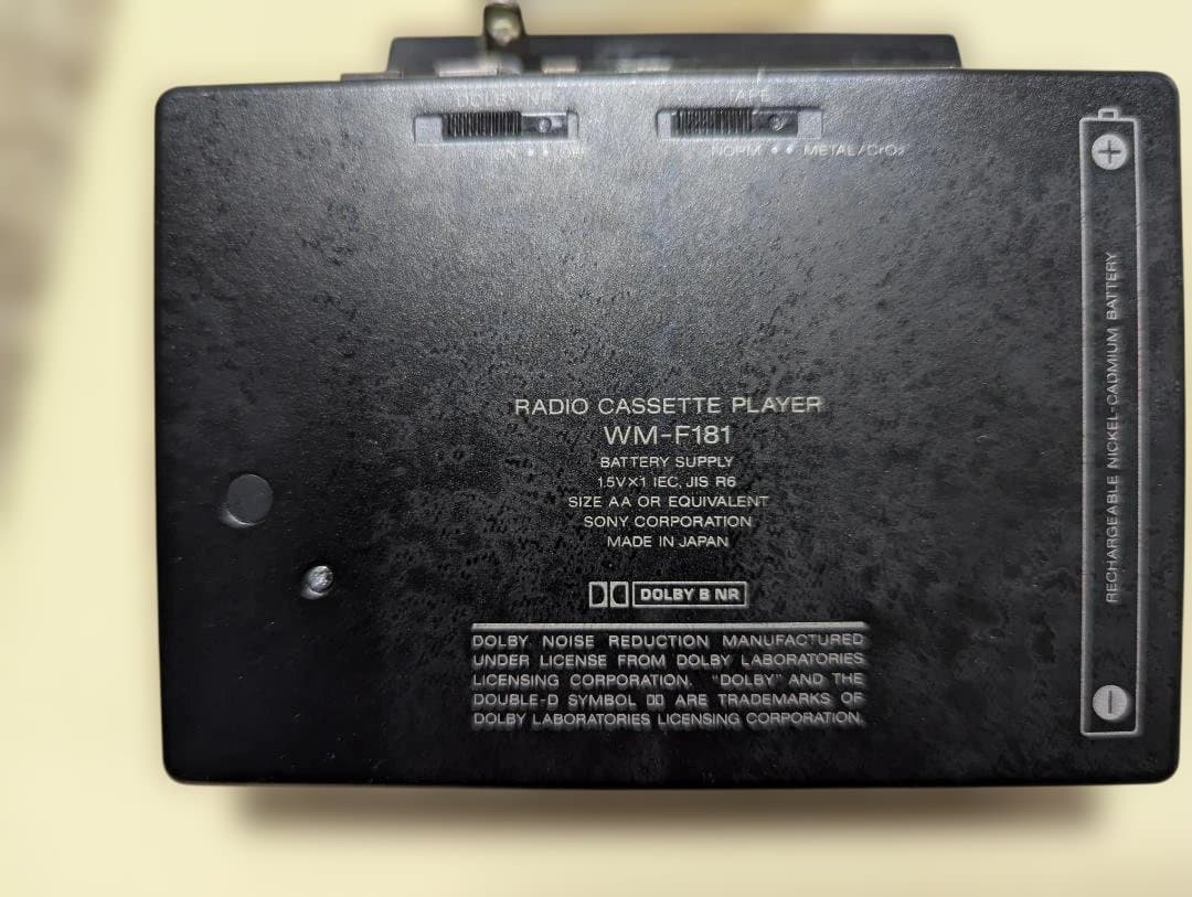 SONY WALKMAN WM-F181オートリバース カセットプレーヤー