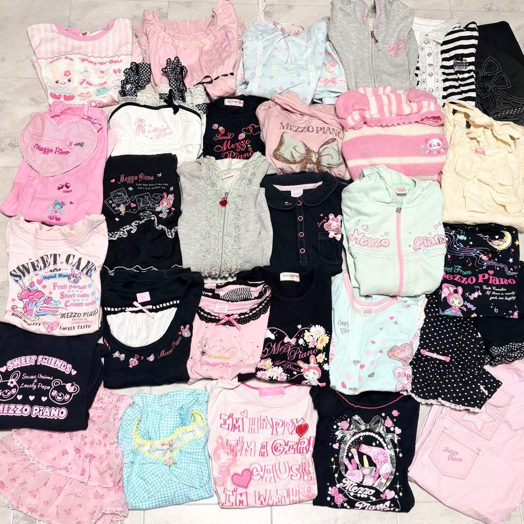 メゾピアノ　mezzo piano 大量　まとめ売り　120〜140 ミミポポ