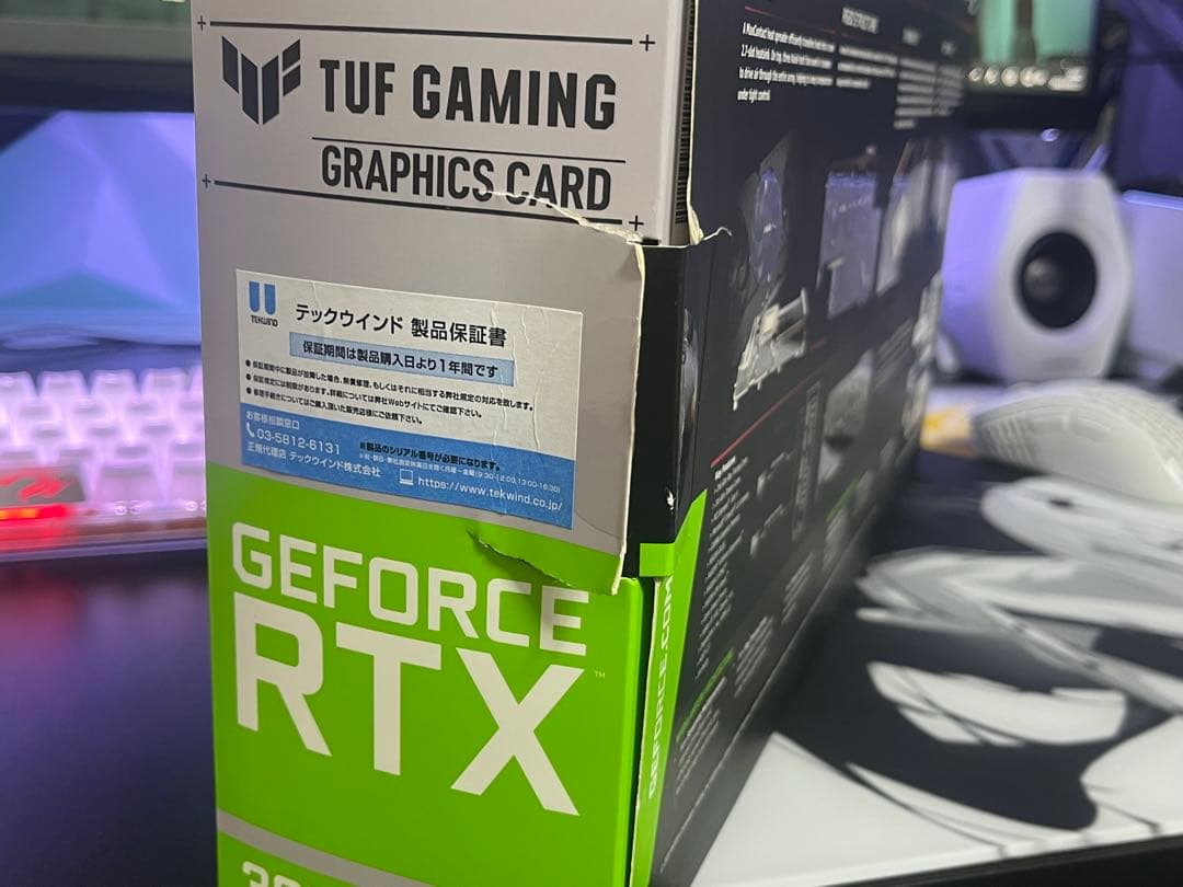 グラフィックボード・グラボ・ビデオカード ASUS TUF Gaming GeForce RTX 3070 8GB