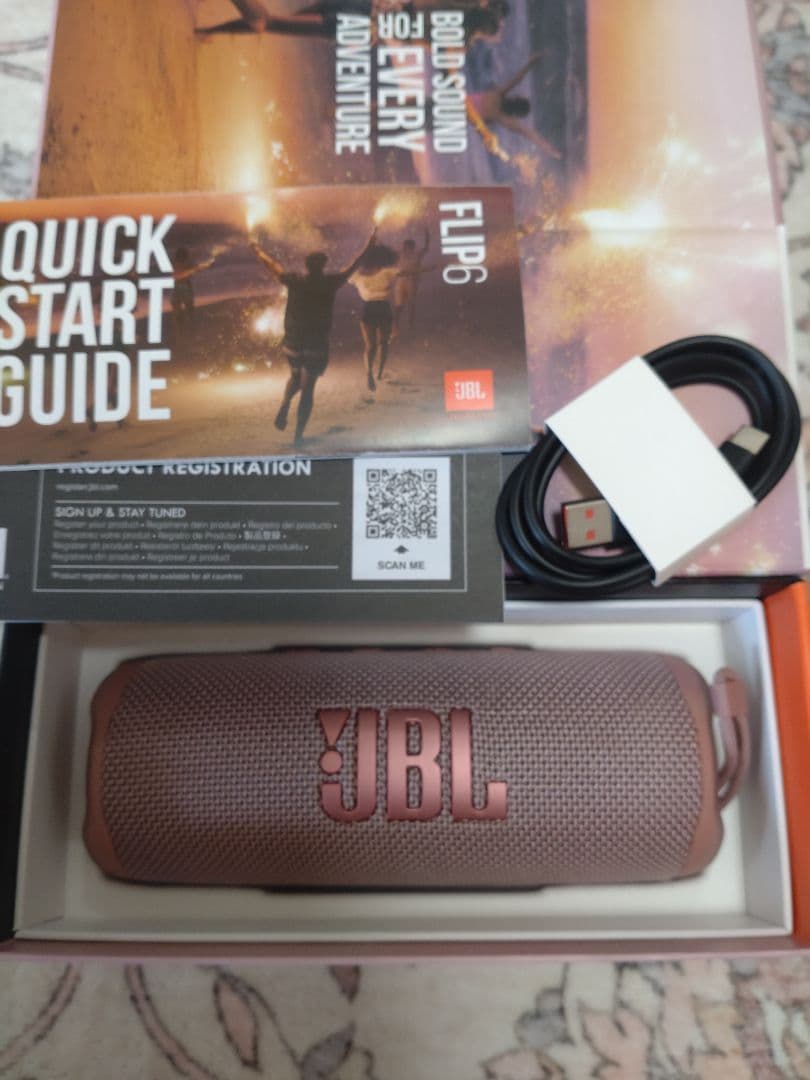 JBL FLIP6 ワイヤレススピーカー ピンク