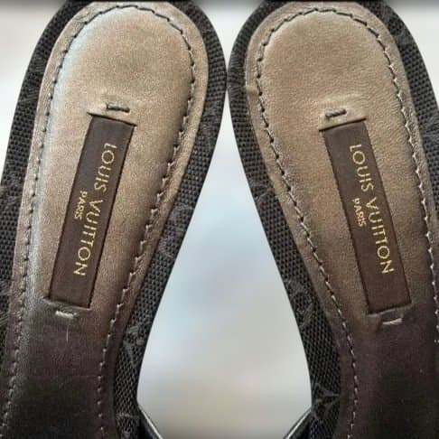 【美品✨️】Louis Vuitton ブラック ミュール リボン 35.5