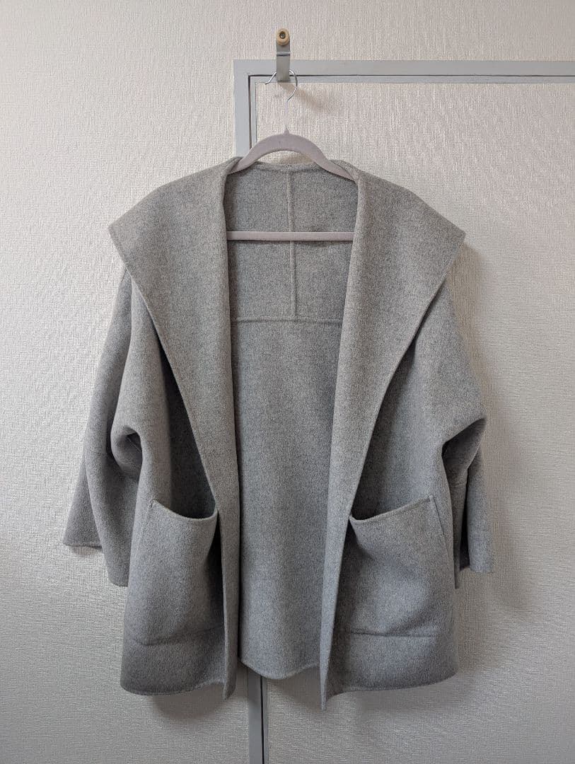 アダムエロペ　Super120'sウールリバーハーフコート