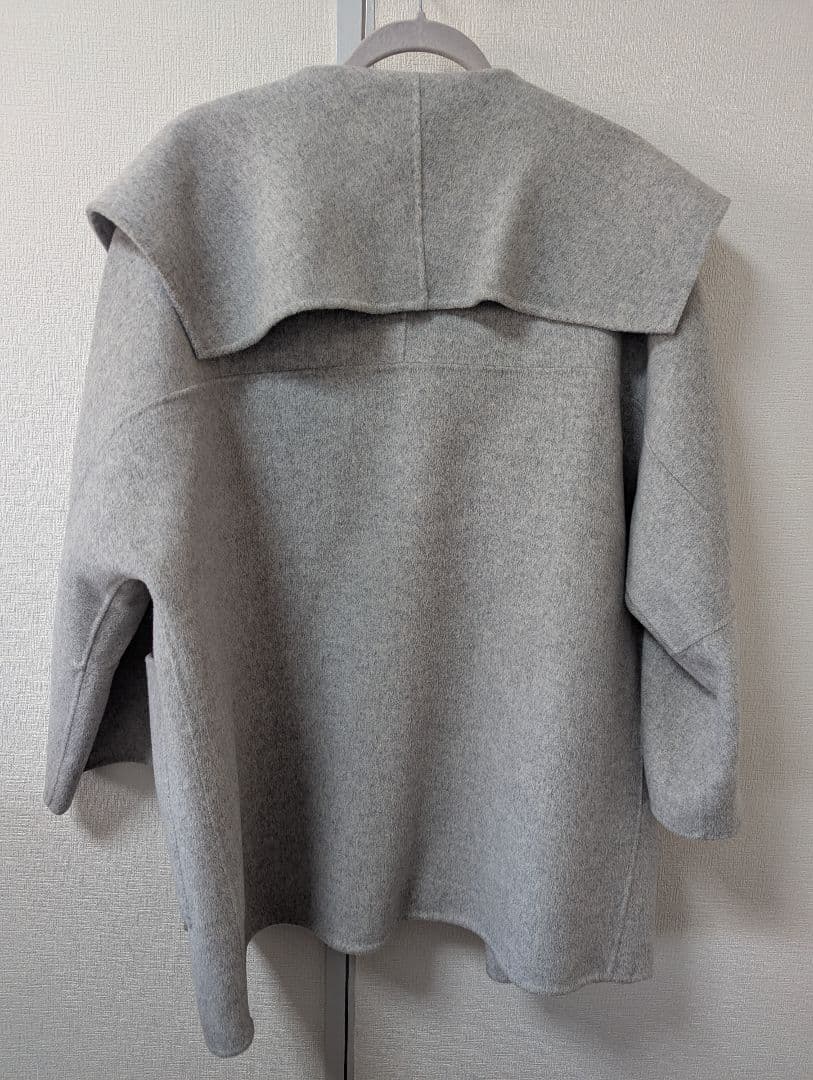 アダムエロペ　Super120'sウールリバーハーフコート