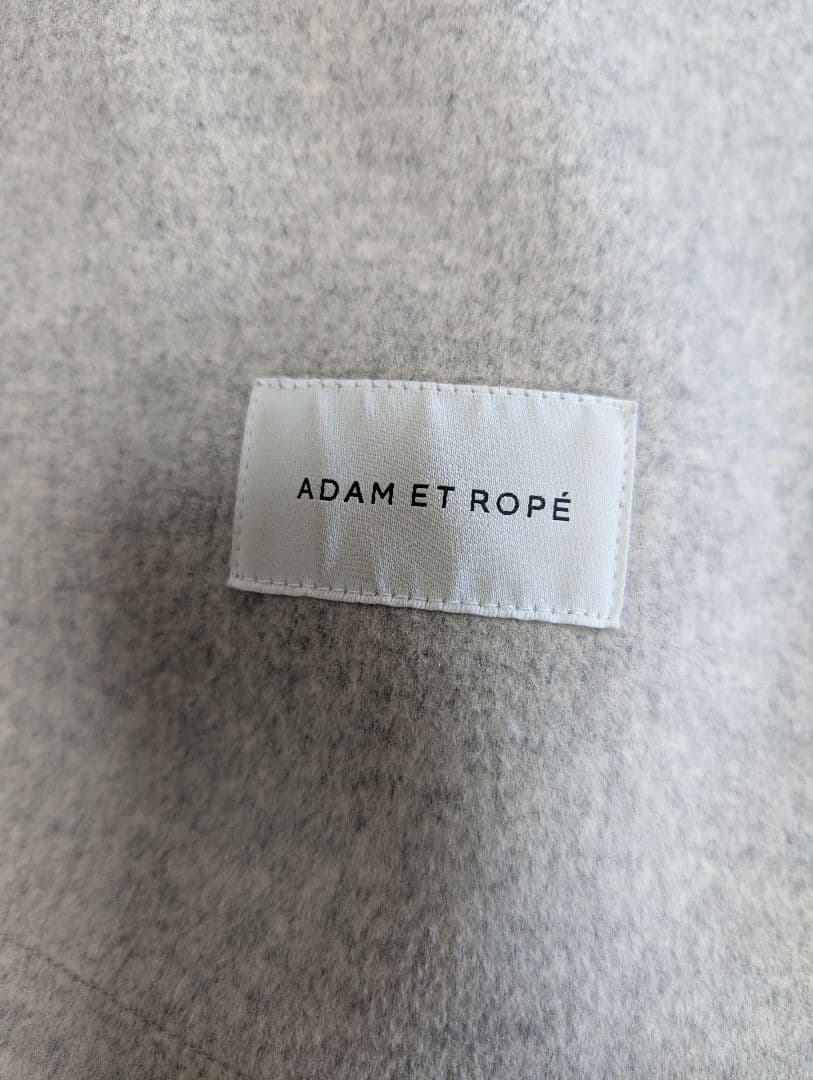 アダムエロペ　Super120'sウールリバーハーフコート