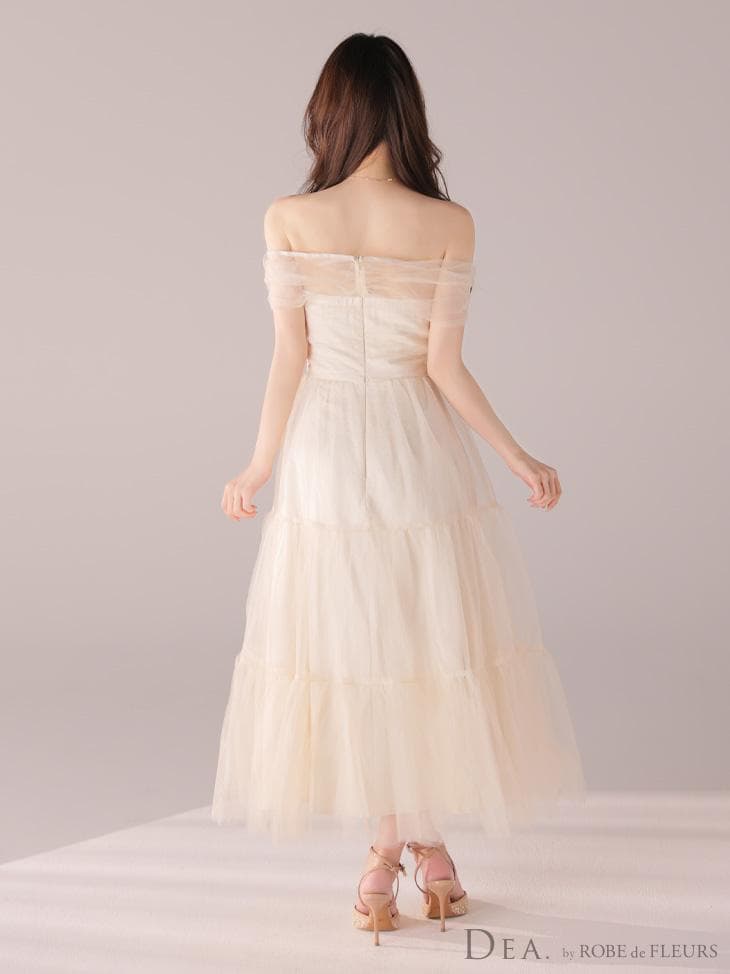 ディアバイローブドフルール ロングドレス DEA DE3481 PKS