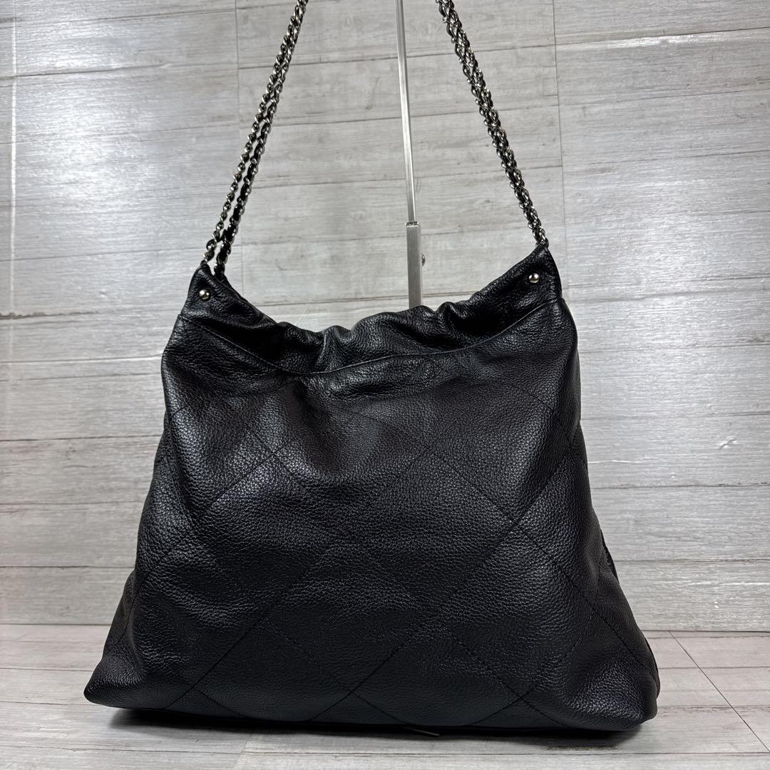 美品 ヘイニ　バルメド　キルティングチェーン　バック　ショルダー　シルバー金具