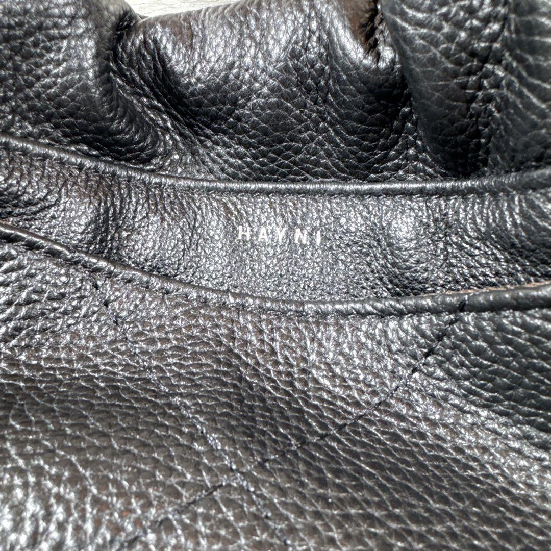 美品 ヘイニ　バルメド　キルティングチェーン　バック　ショルダー　シルバー金具