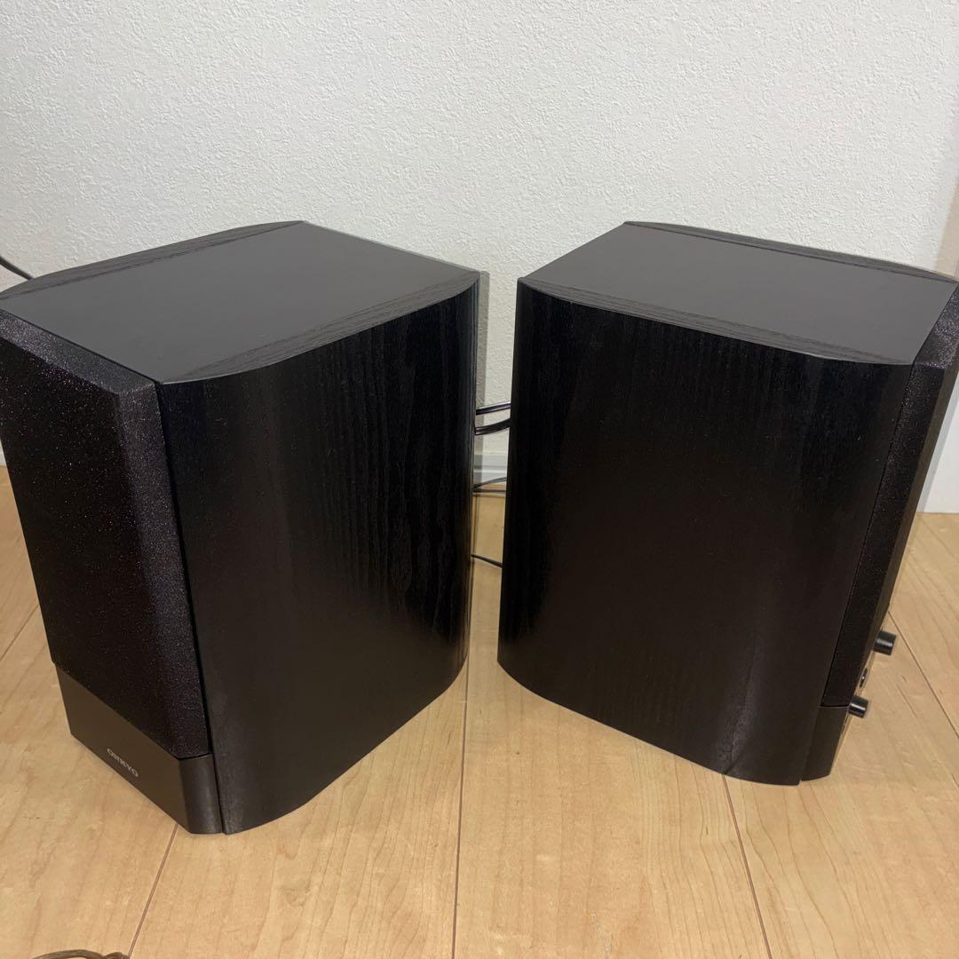 極美品ONKYO パワードスピーカーシステム　ペアスピーカー　GX-500HD