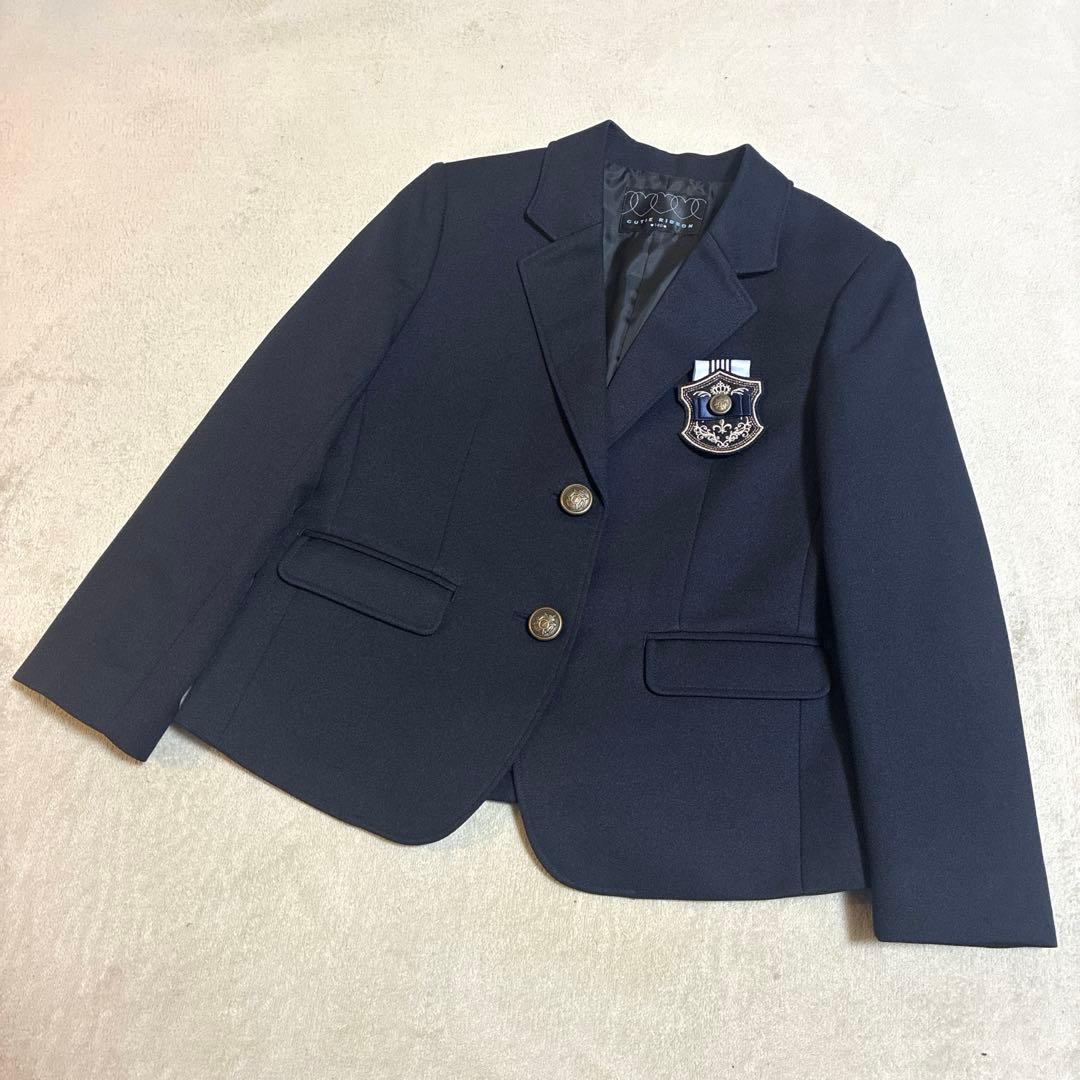 【極美品】卒服　キューティーリボン　卒業入学式　フォーマルセット　140cm