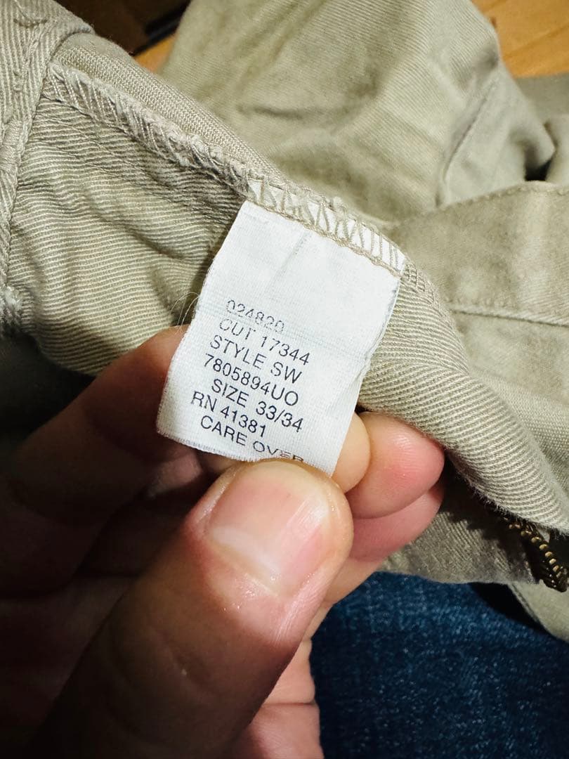 90s初期タグ　Polo by Ralph Lauren ベージュ チノパン