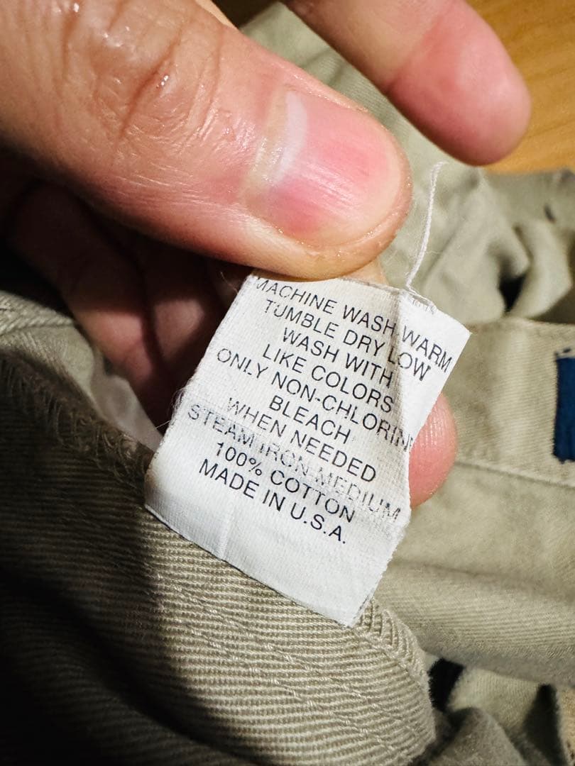 90s初期タグ　Polo by Ralph Lauren ベージュ チノパン