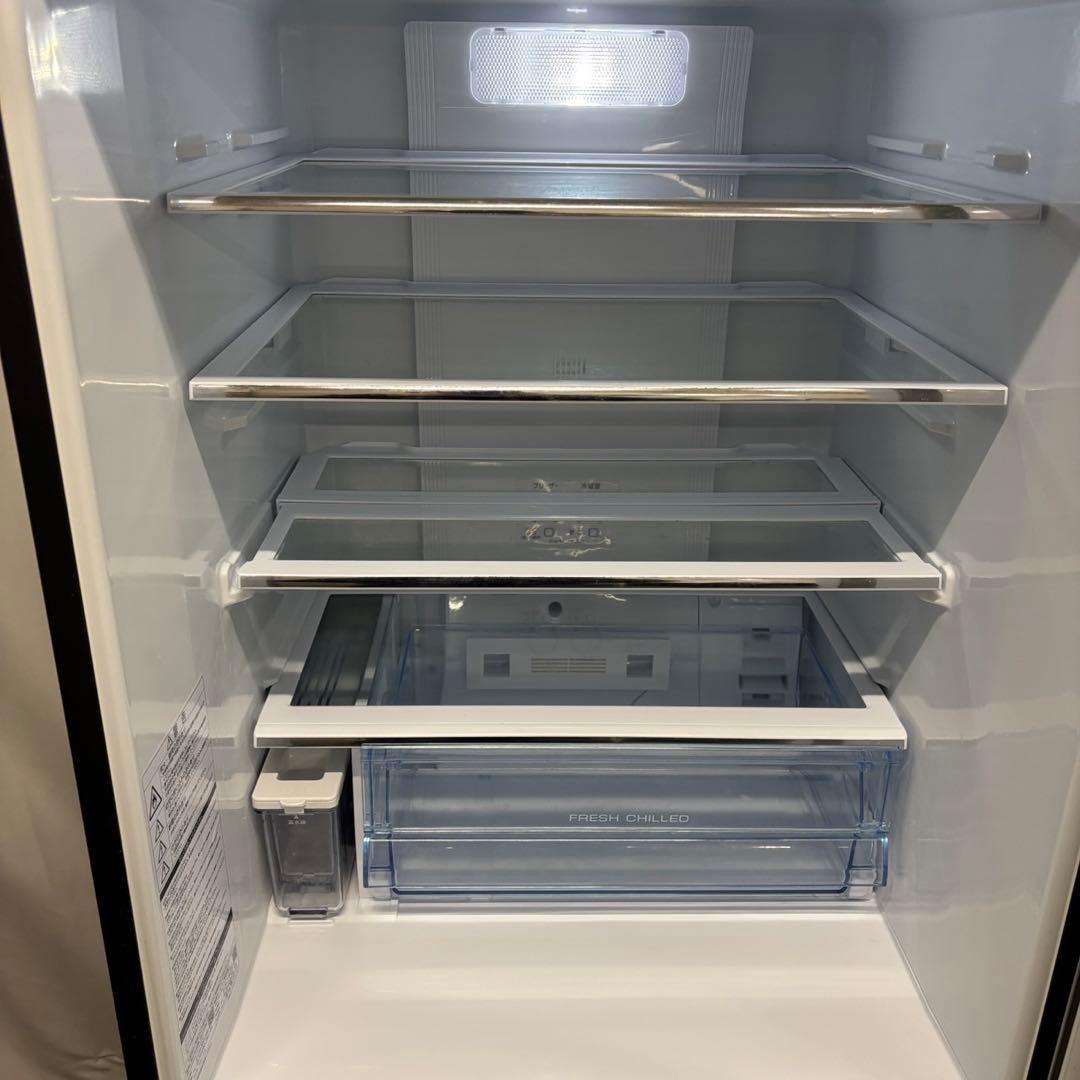 ★155　冷蔵庫　AQUA　300ℓ〜400ℓ　大型　安い　綺麗　右開　設置無料