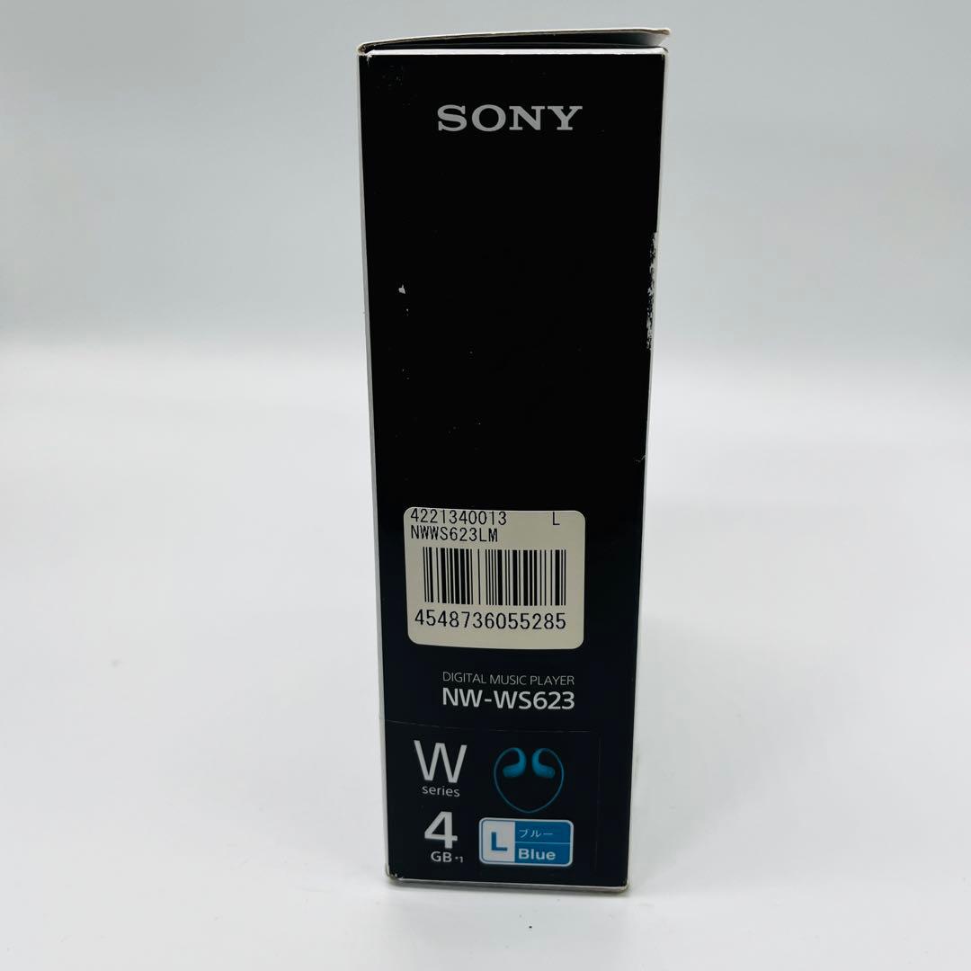 新品未使用　ソニー　ヘッドホン一体型ウォークマンNW-WS623 L ブルー